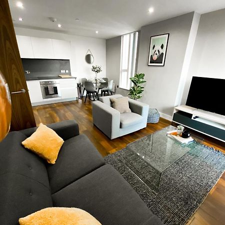 The Panda - Modern 2 Bedroom Apt In Manchester City Centre Exterior foto