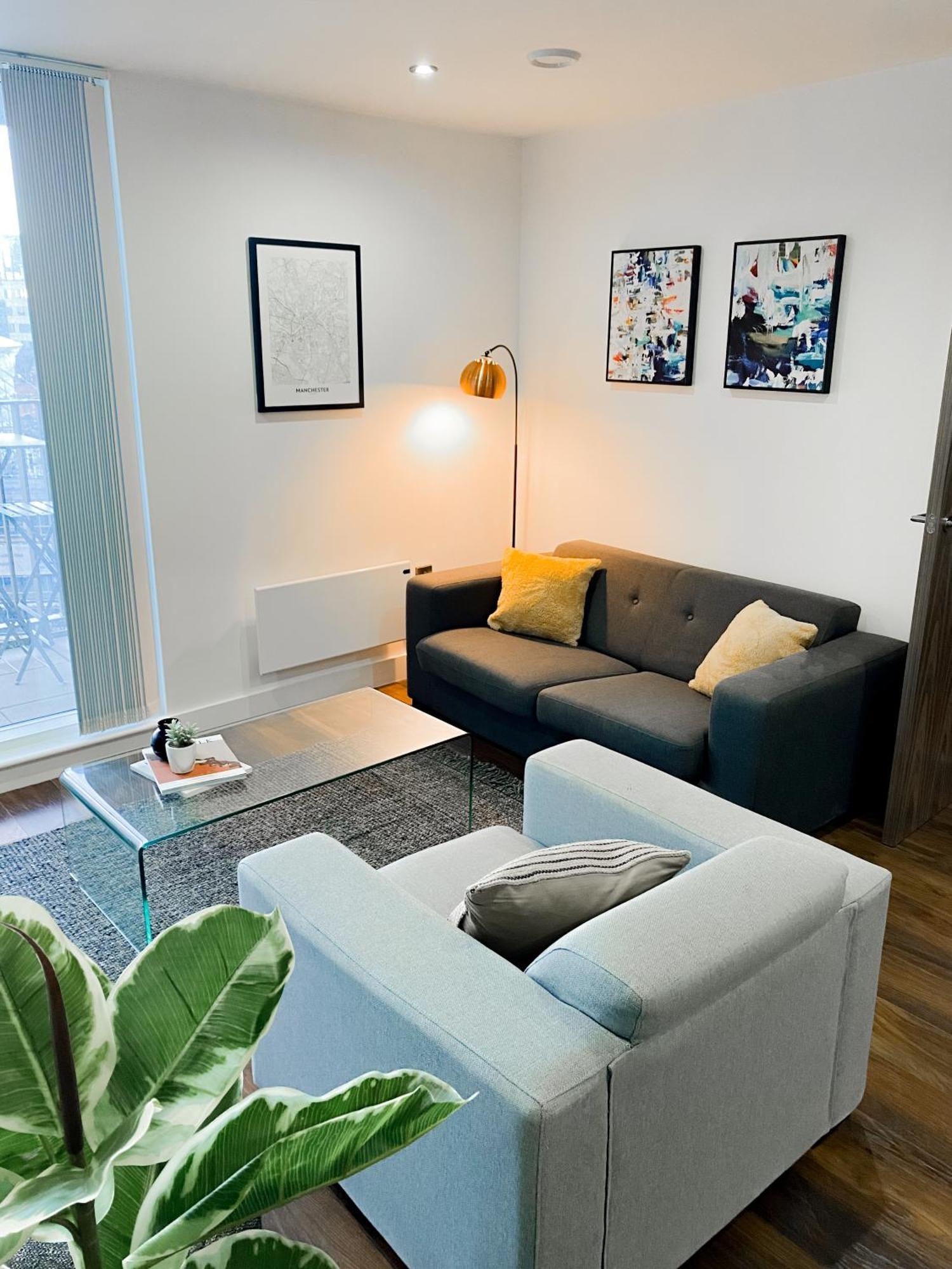The Panda - Modern 2 Bedroom Apt In Manchester City Centre Exterior foto